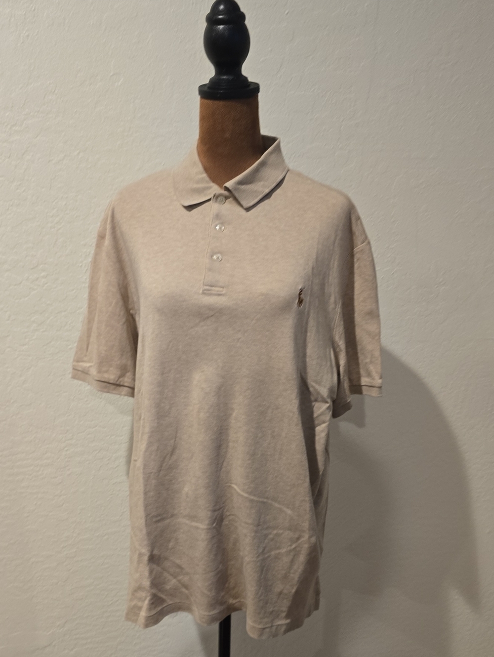 Polo by Ralph Lauren Beige Short Sleeve Polo